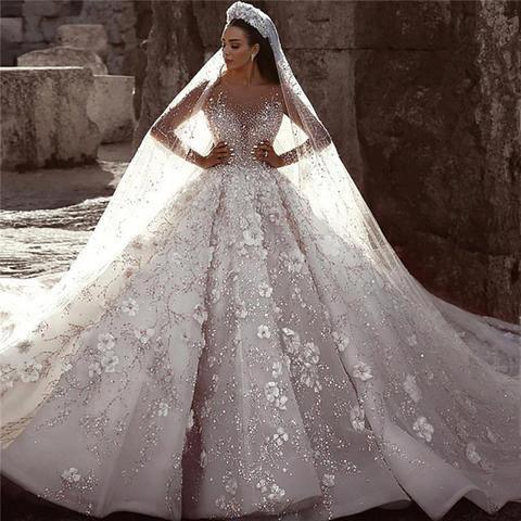 off-Shoulder White Ball Gown Lace-up Flourish Wedding Dress - China Sexy  and Lace price | Made-in-China.com